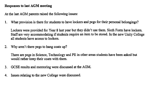 Governors Report 03 13