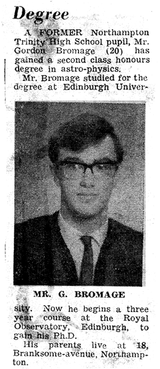 Gordon Bromage 68