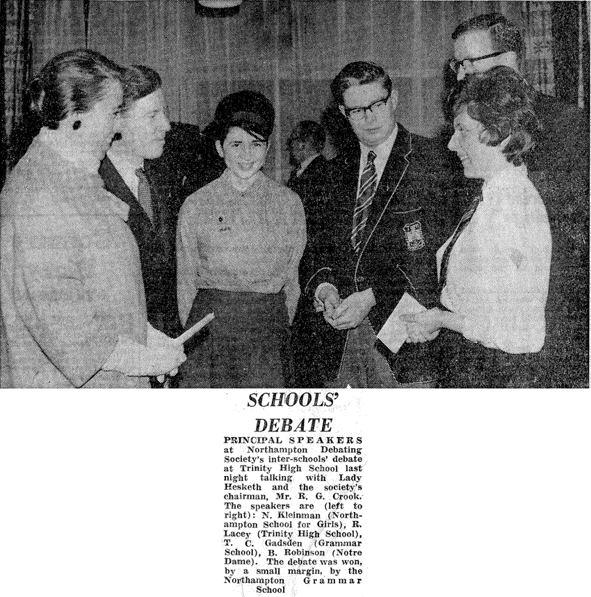 Schools Debate 62